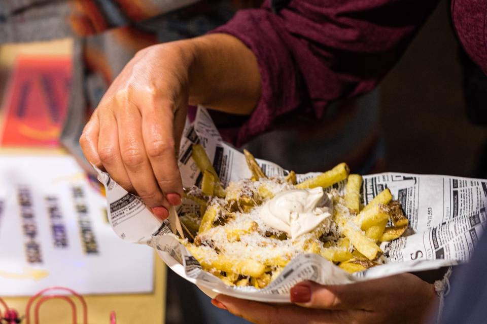 Fries, parmesan e truffle