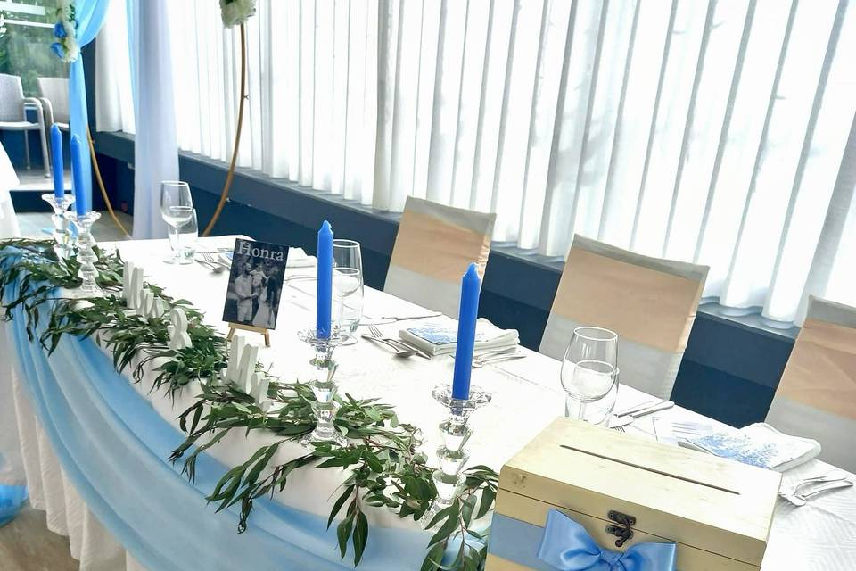 Mesa de honra dos noivos