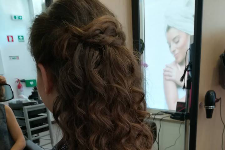 Penteado cabelo comprido