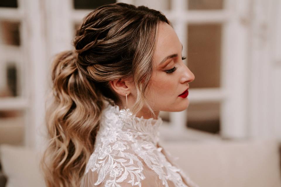 Ponytail trabalhado