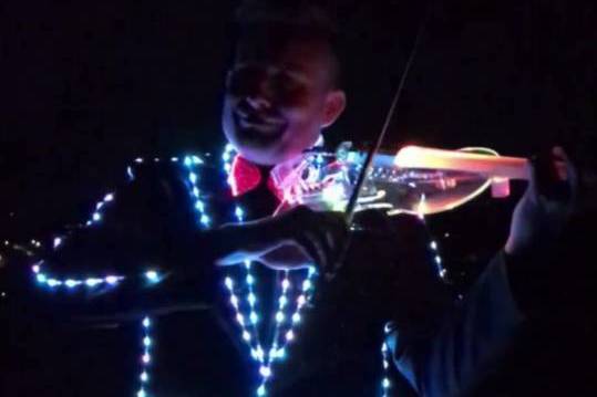 LED Violin, Glow Party