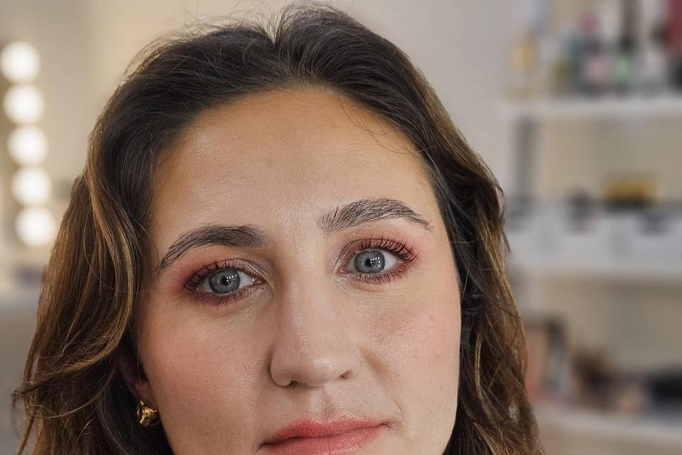 Maquilhagem de noiva elegante