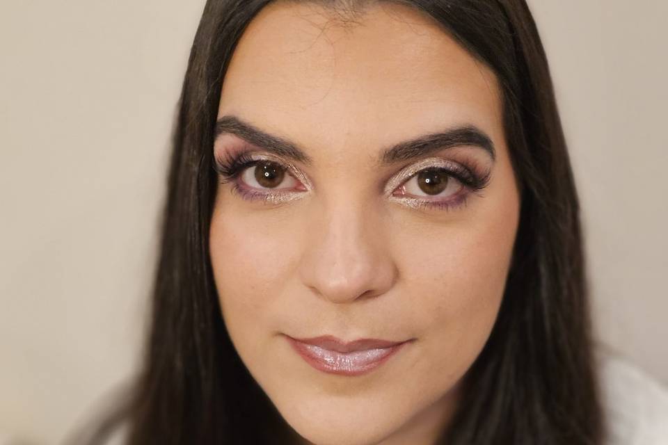 Maquilhagem noiva glam