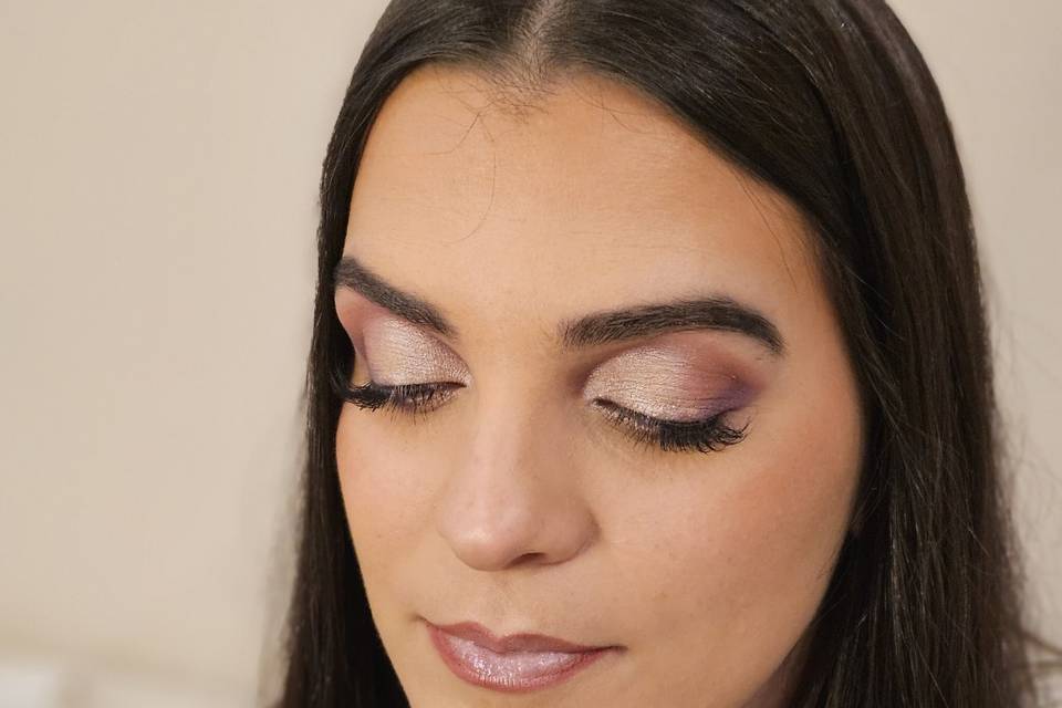 Maquilhagem noiva glam