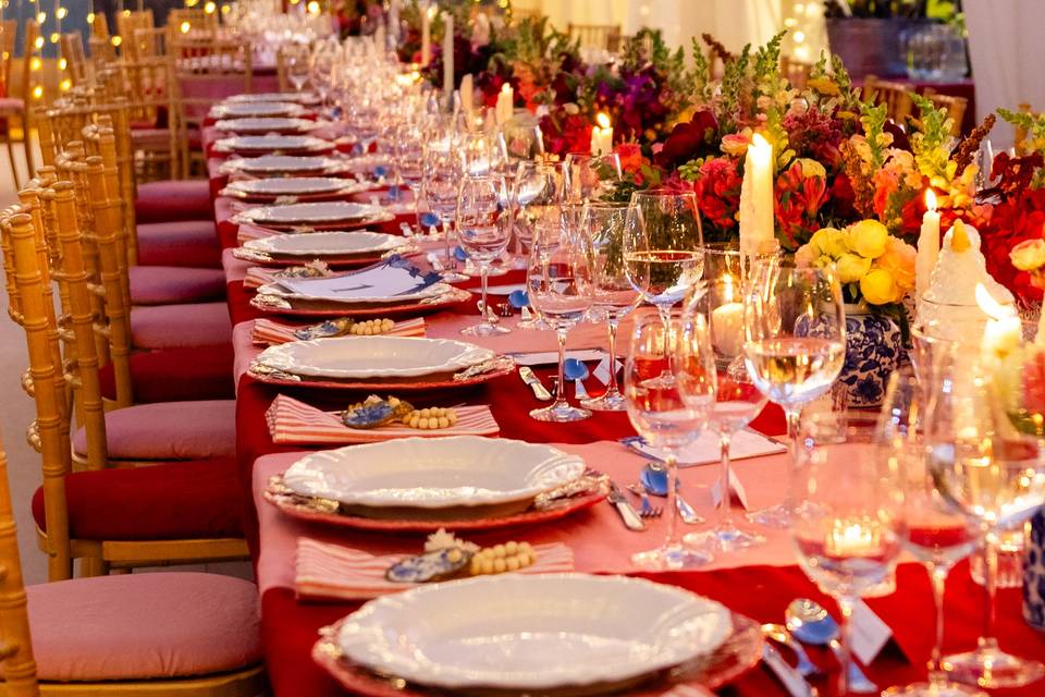 Mesa de casamento