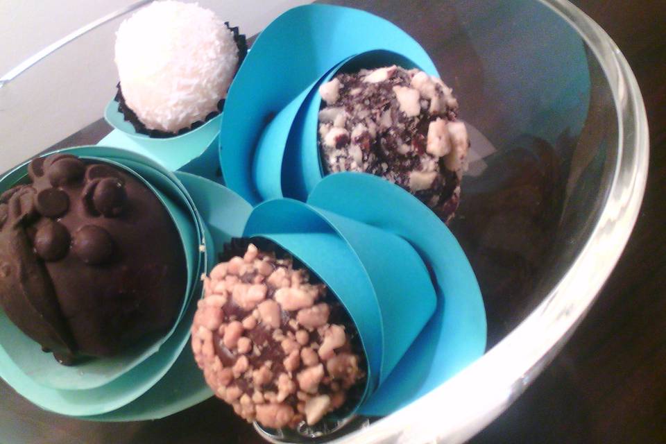 Brigadeiros trufas bombons