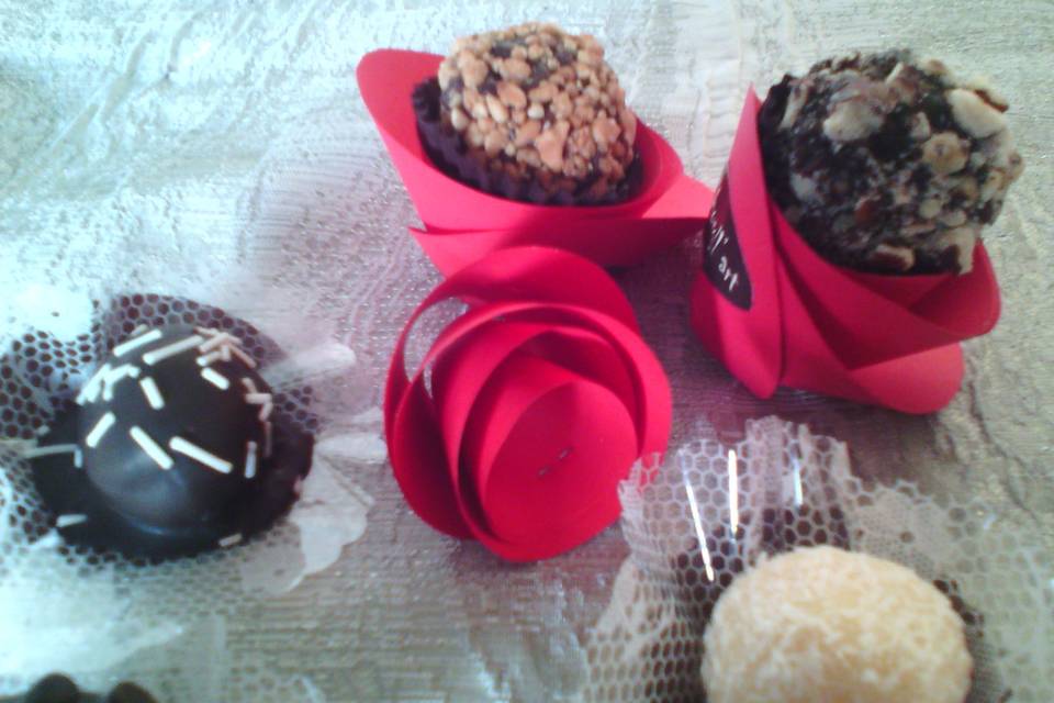 Brigadeiros trufas bombons