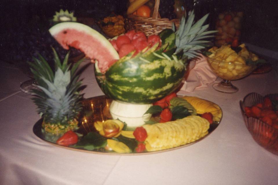 Decoração de frutas