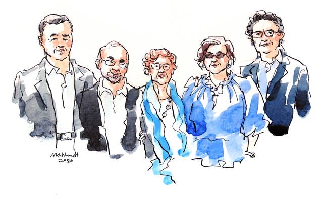Retratos de convidados