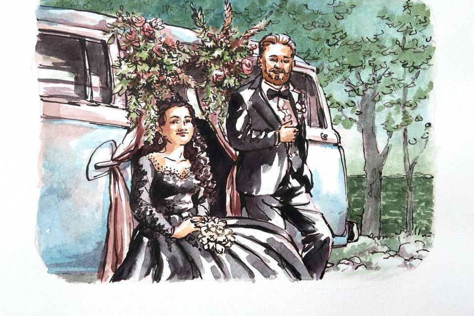 Casamento ilustrado