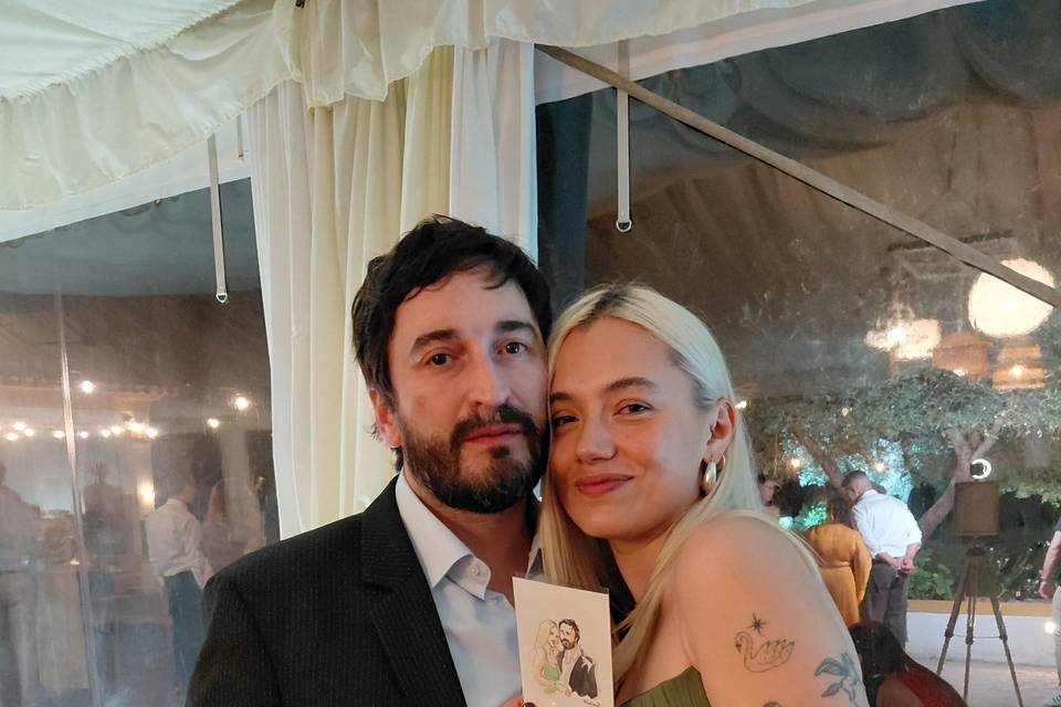 Retratos de convidados