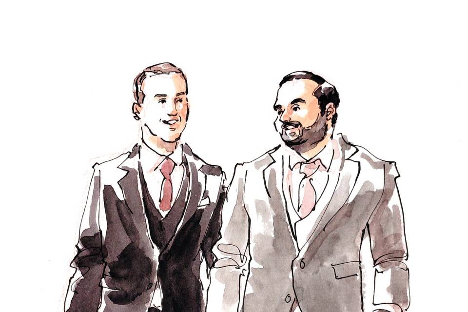 Retratos de convidados