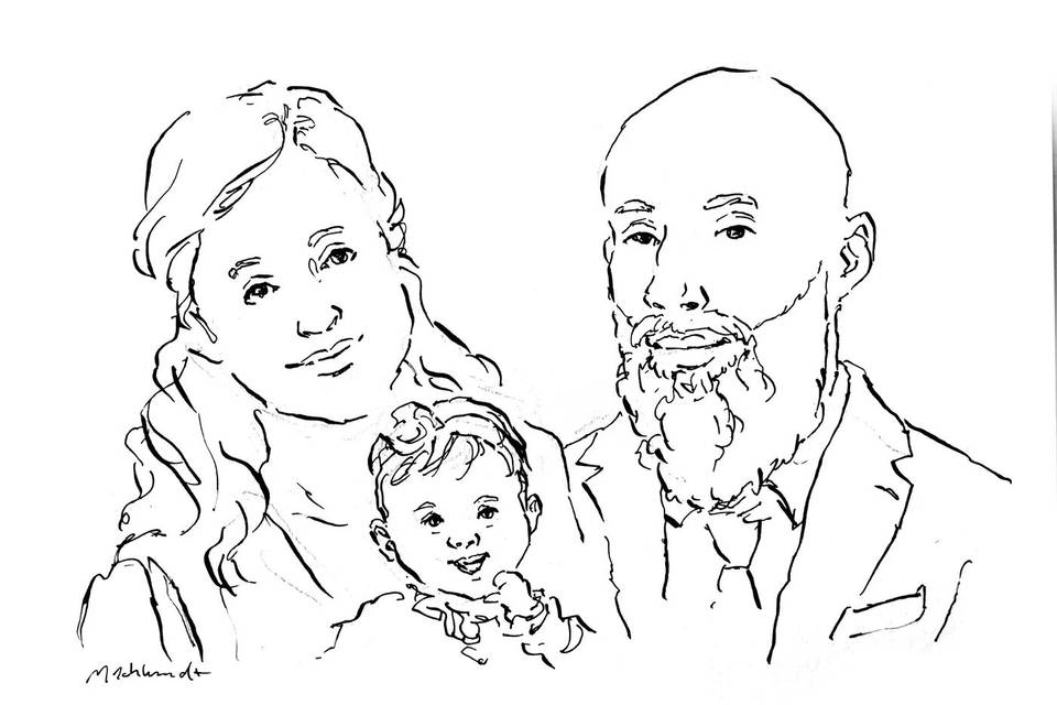 Retratos de convidados