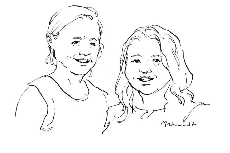 Retratos de convidados