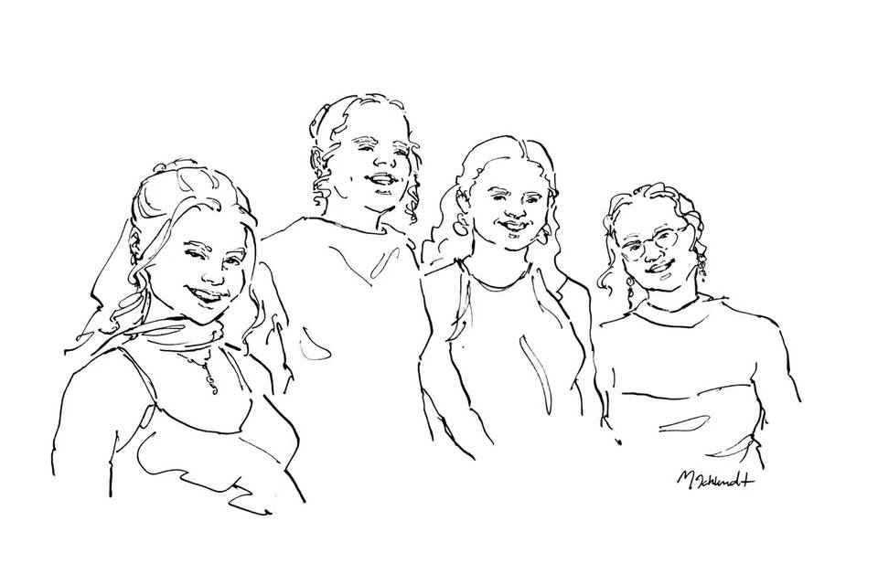 Retratos de convidados