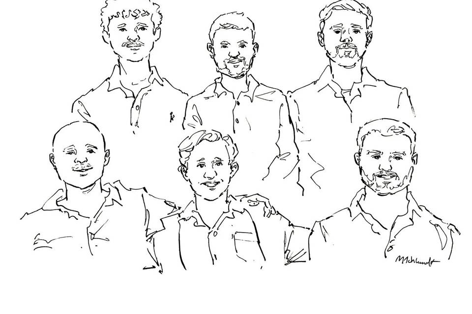 Retratos de convidados