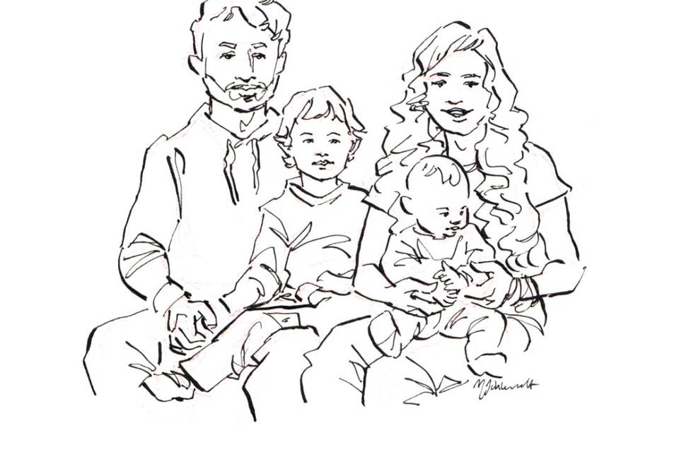 Retratos de convidados