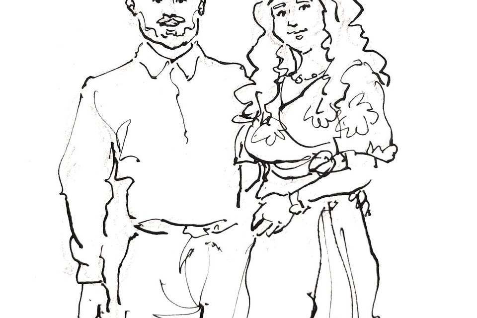 Retratos de convidados