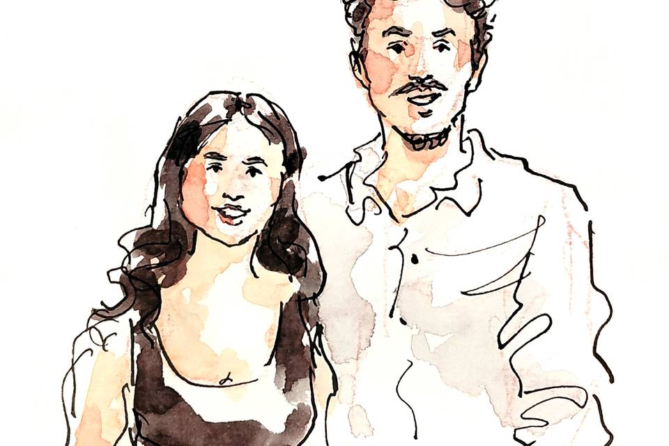 Retratos de convidados