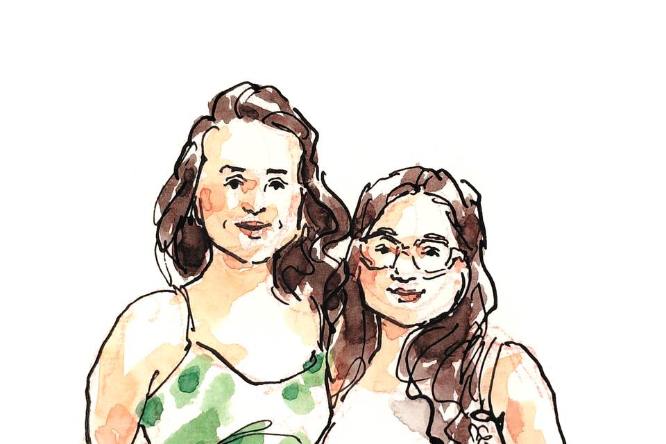 Retratos de convidados