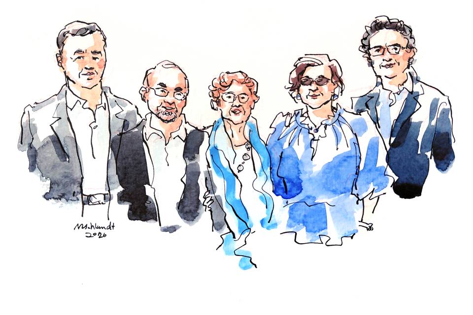 Retratos de convidados