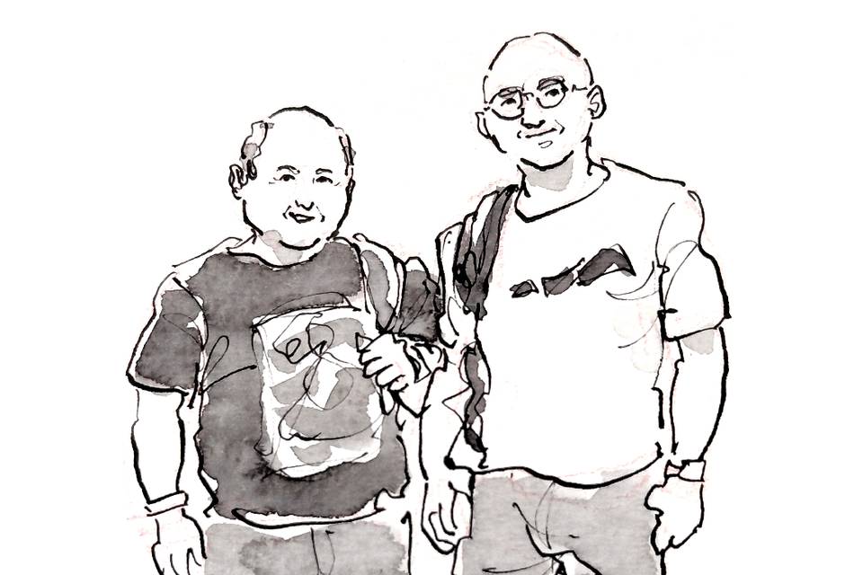 Retratos de convidados