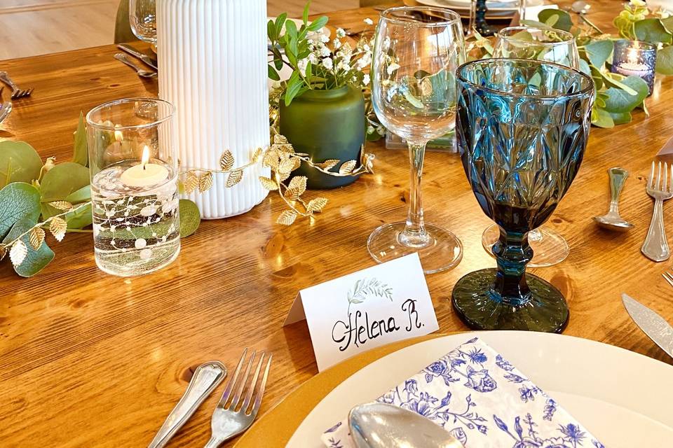 Decoração de mesa