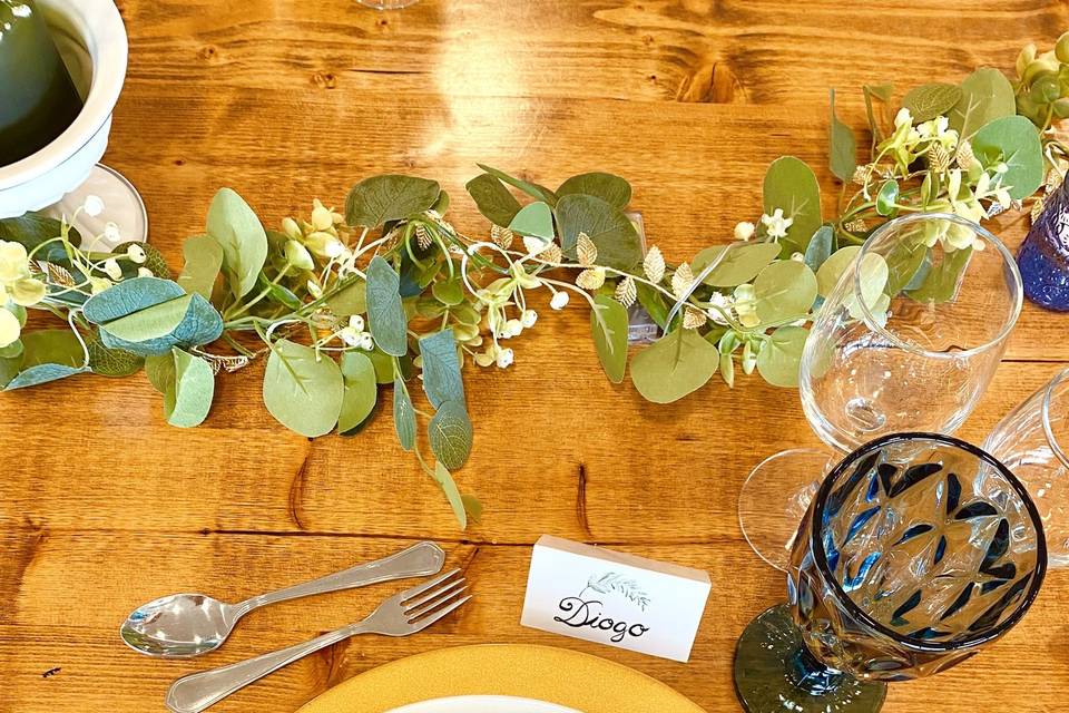 Decoração de mesa