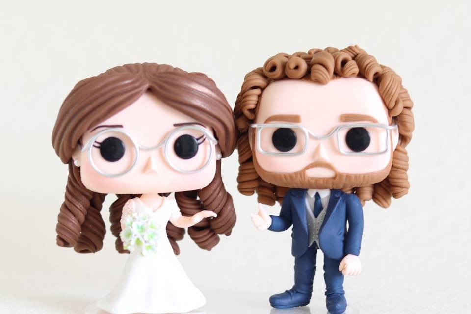 Noivos Pop personalizados