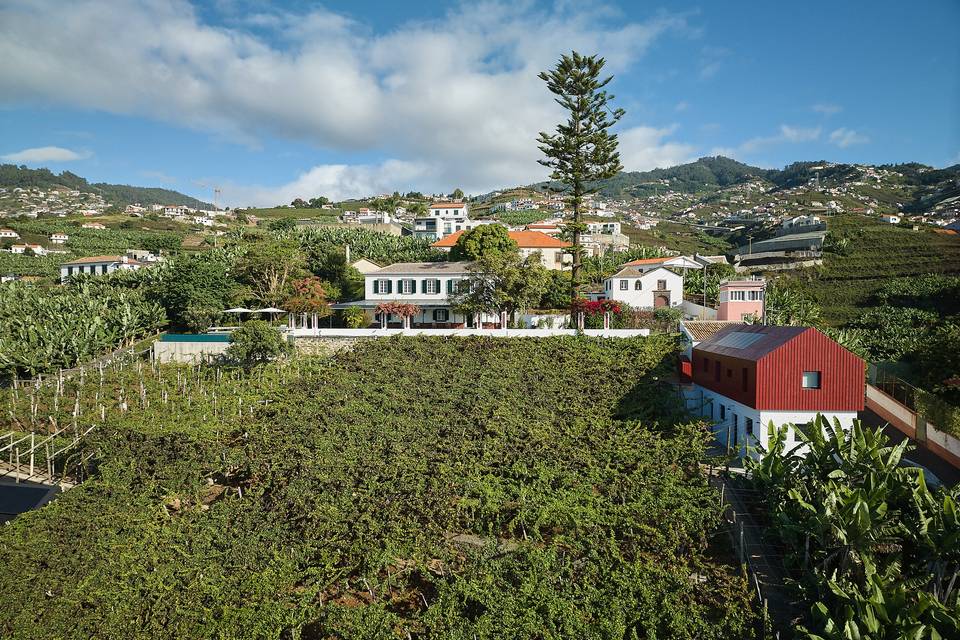 A vista completa da Quinta.