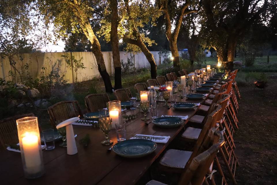 Mesa de jardim