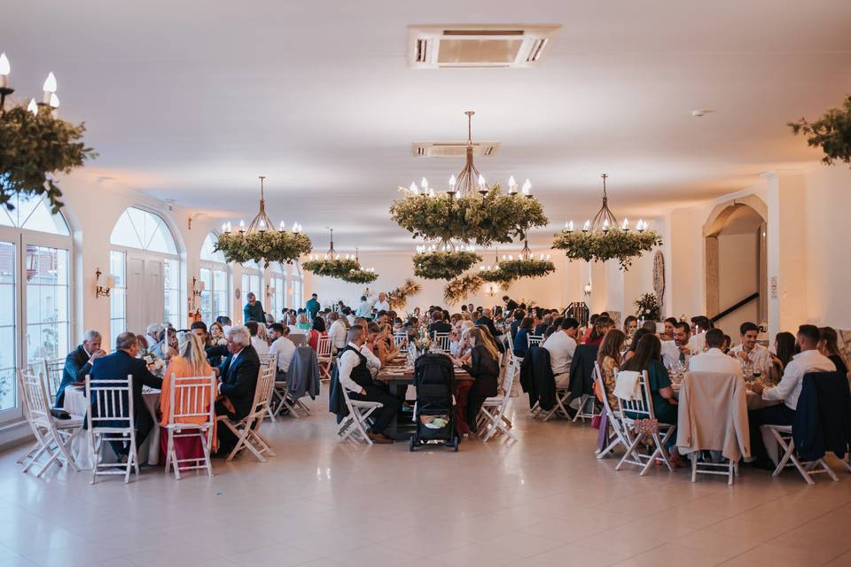 Convidados na sala