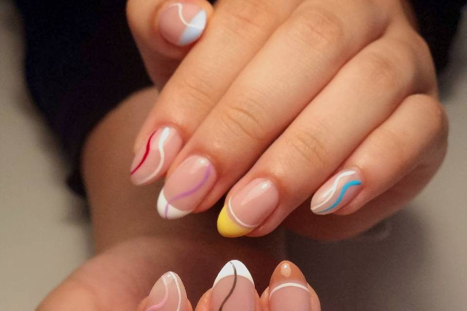 Unhas de verniz de gel