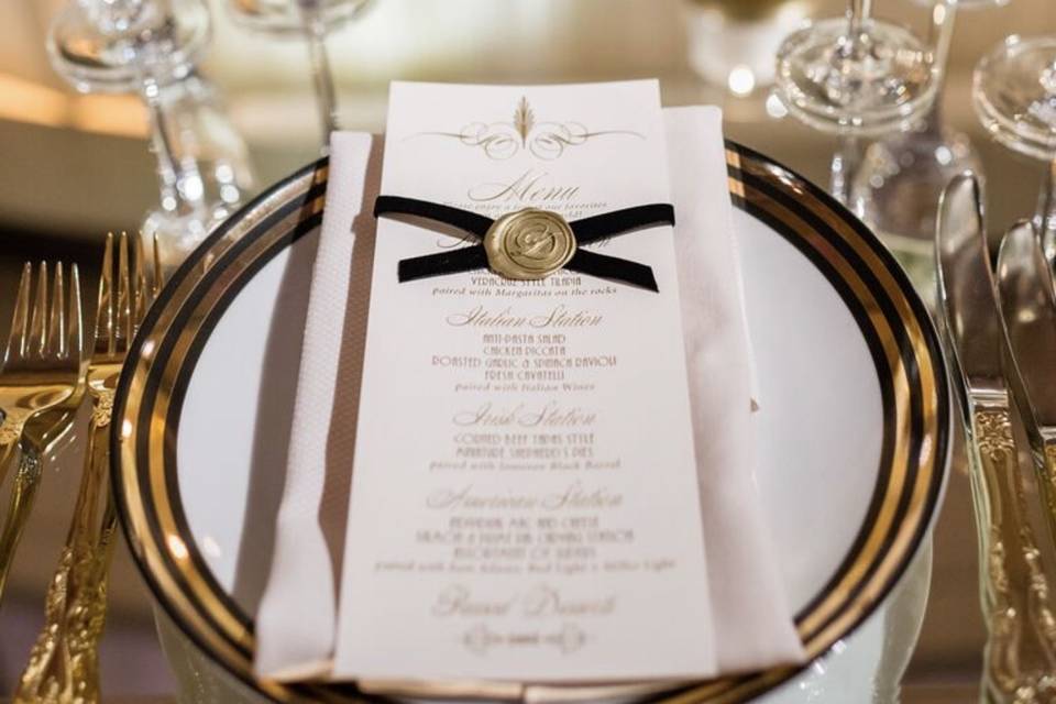 Detalhes de cerimônia