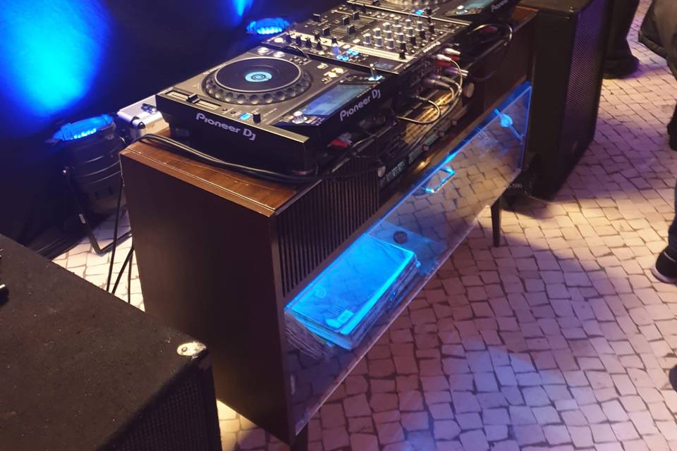 Mesa de DJ vintage