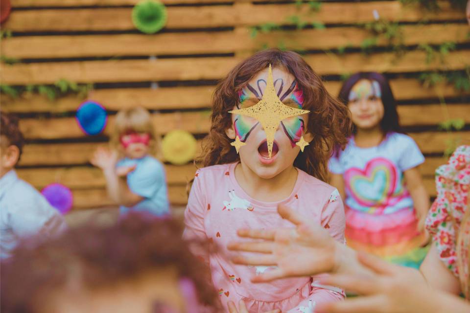 Diversão no jardin