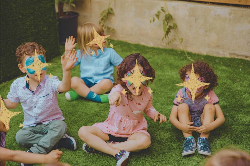 Diversão no jardin