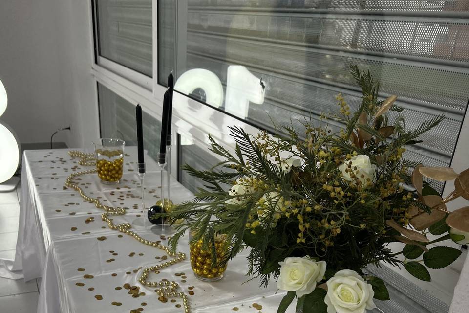 Arranjo de flores para mesa