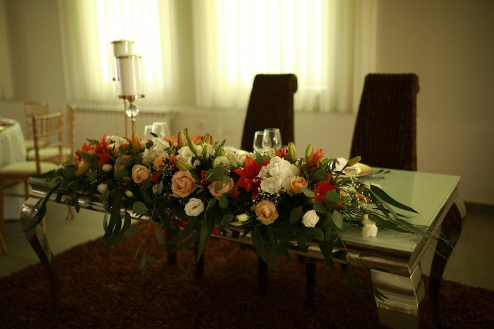 Mesa dos noivos individual