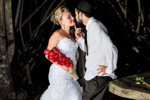 Buquê noiva Rosas vermelhas