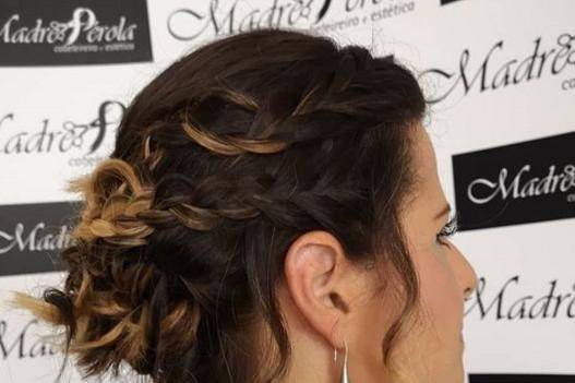 Updo penteado