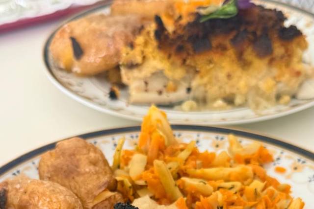 Bacalhau com broa