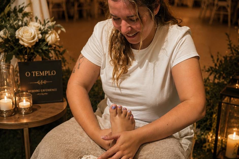 Massagem ao pé