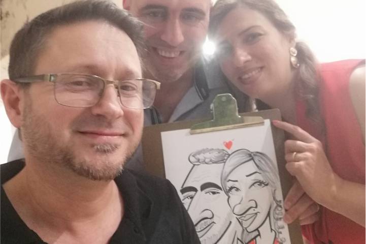 CARICATURA ao VIVO