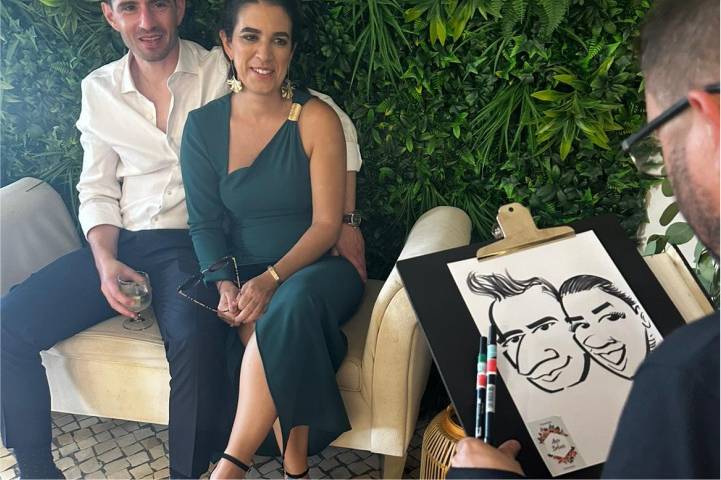 CARICATURA ao VIVO