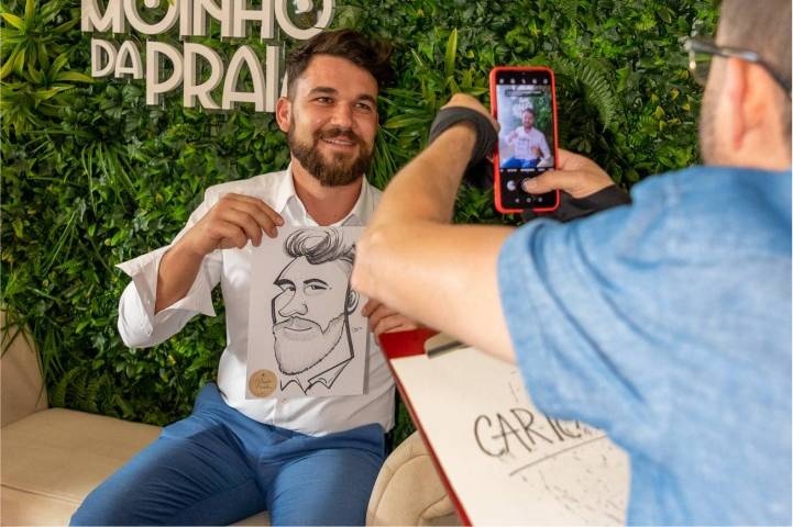 CARICATURA ao VIVO