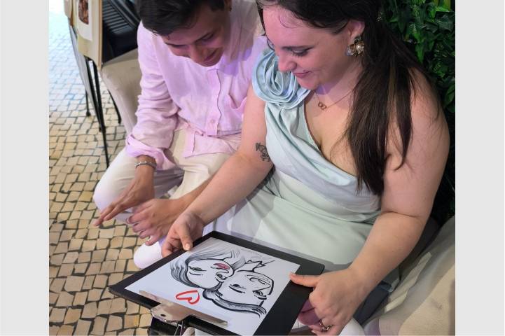 CARICATURA ao VIVO