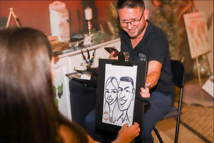 CARICATURA ao VIVO