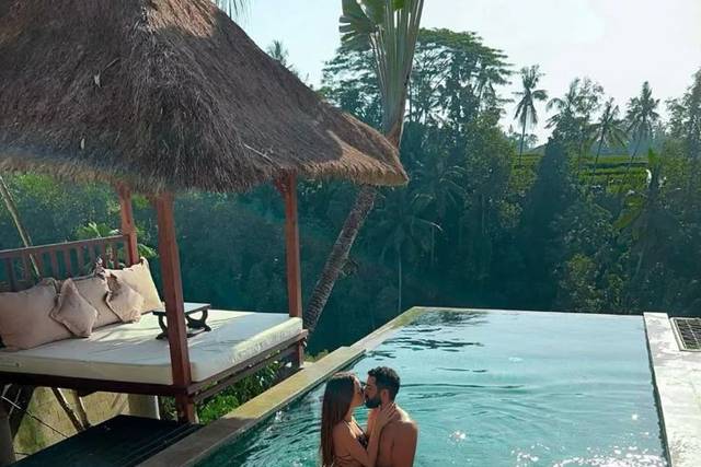 Lua-de-mel exótica em Bali