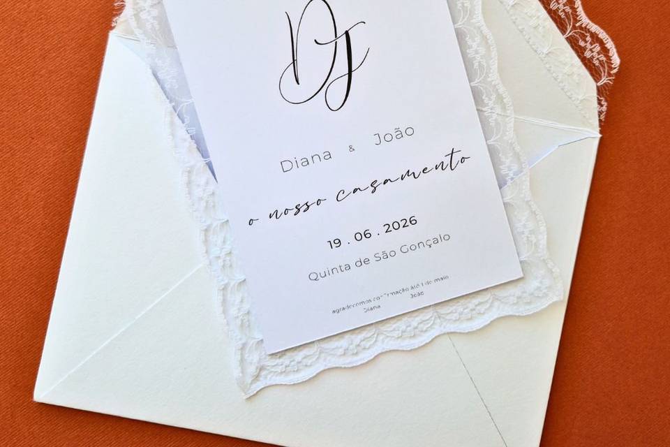 Convite Minimalista Moderno